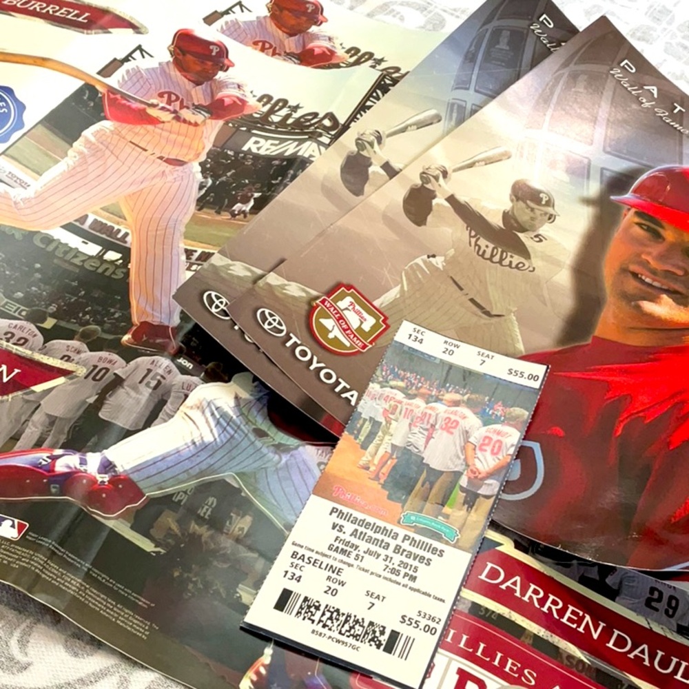Philadelphia Phillies Fathead Memorabilia Collection 2015